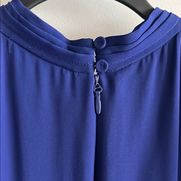 Women's BGBG Maxazria dress, orient blue, lace, knee length, dressy flowy short - Picture 11 of 16